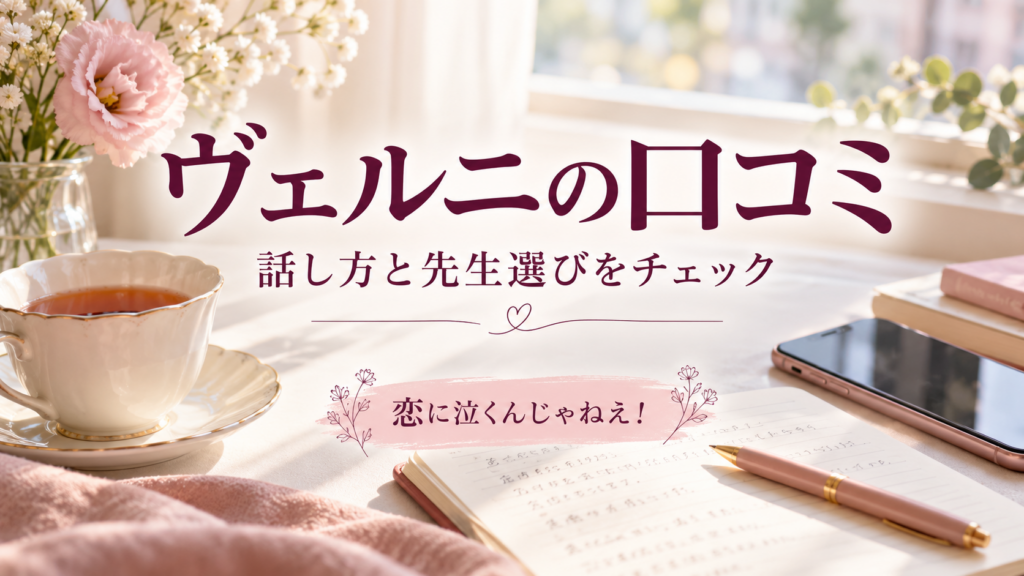 ヴェルニの口コミ|恋に泣くんじゃねえ!
